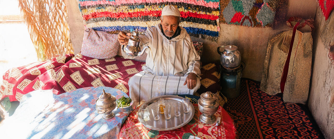 Marokkanische Teekultur