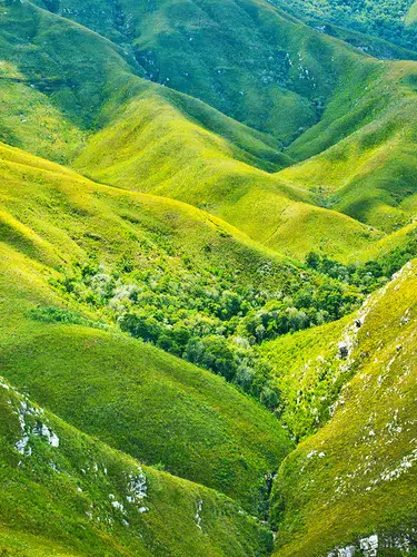 Südafrika - wilde Küste und grüne Berge