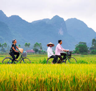 Vietnam per Rad und Rikscha